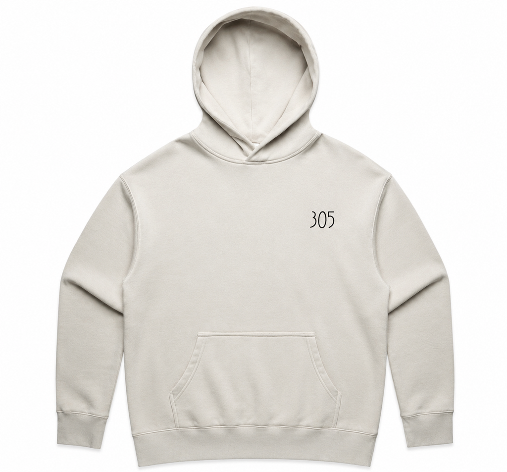 Limited Edition Old Miami Flamingo Drip Men’s Buttersoft Relaxed Hoodie (Pre Sale)