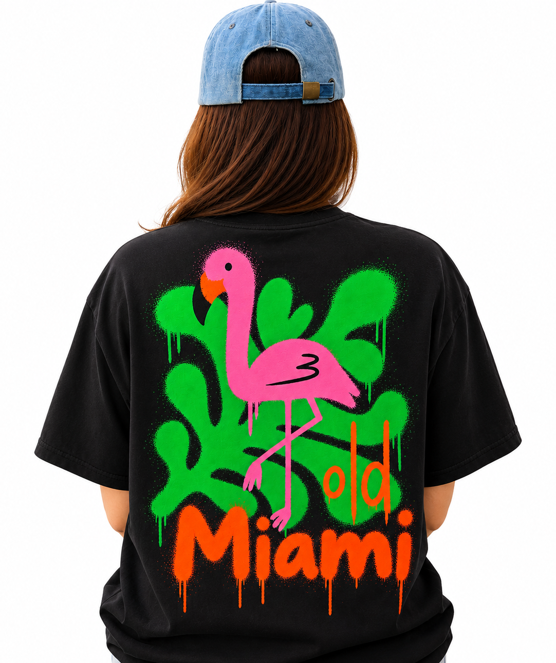 Limited Edition Old Miami Flamingo Drip Men’s Box T (Pre Sale)
