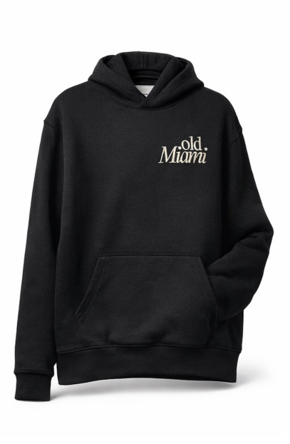 OG Old Miami Black Unisex Hoodie