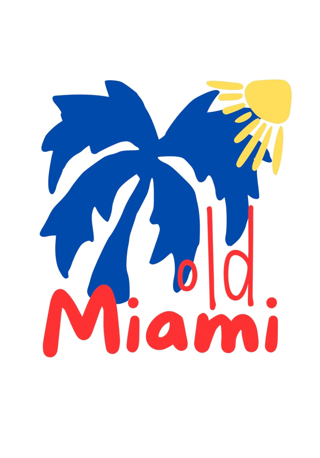 PRE-SALE LIMITED DROP - OLD Miami Palm Vintage Faded Hoodie (MEN’s)