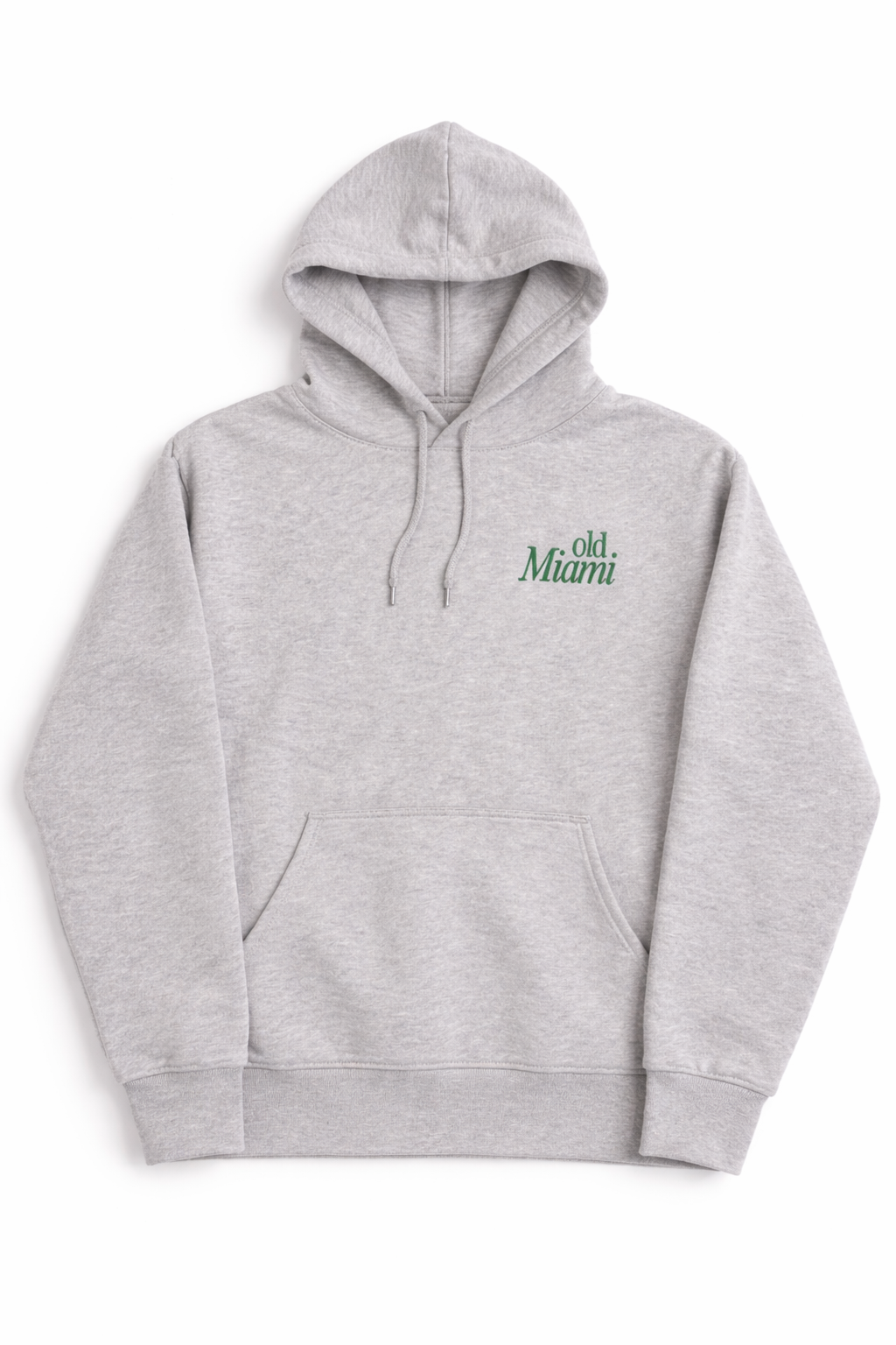 Old Miami Unisex Feather Grey Sweatshirt with OG Country Club Logo (large logo)