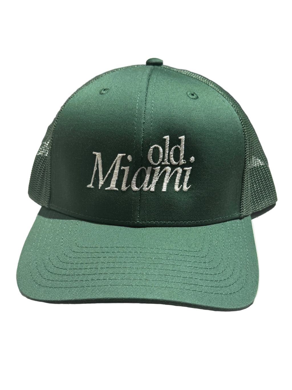 Olive & Cream Mesh Trucker (Snap Back)