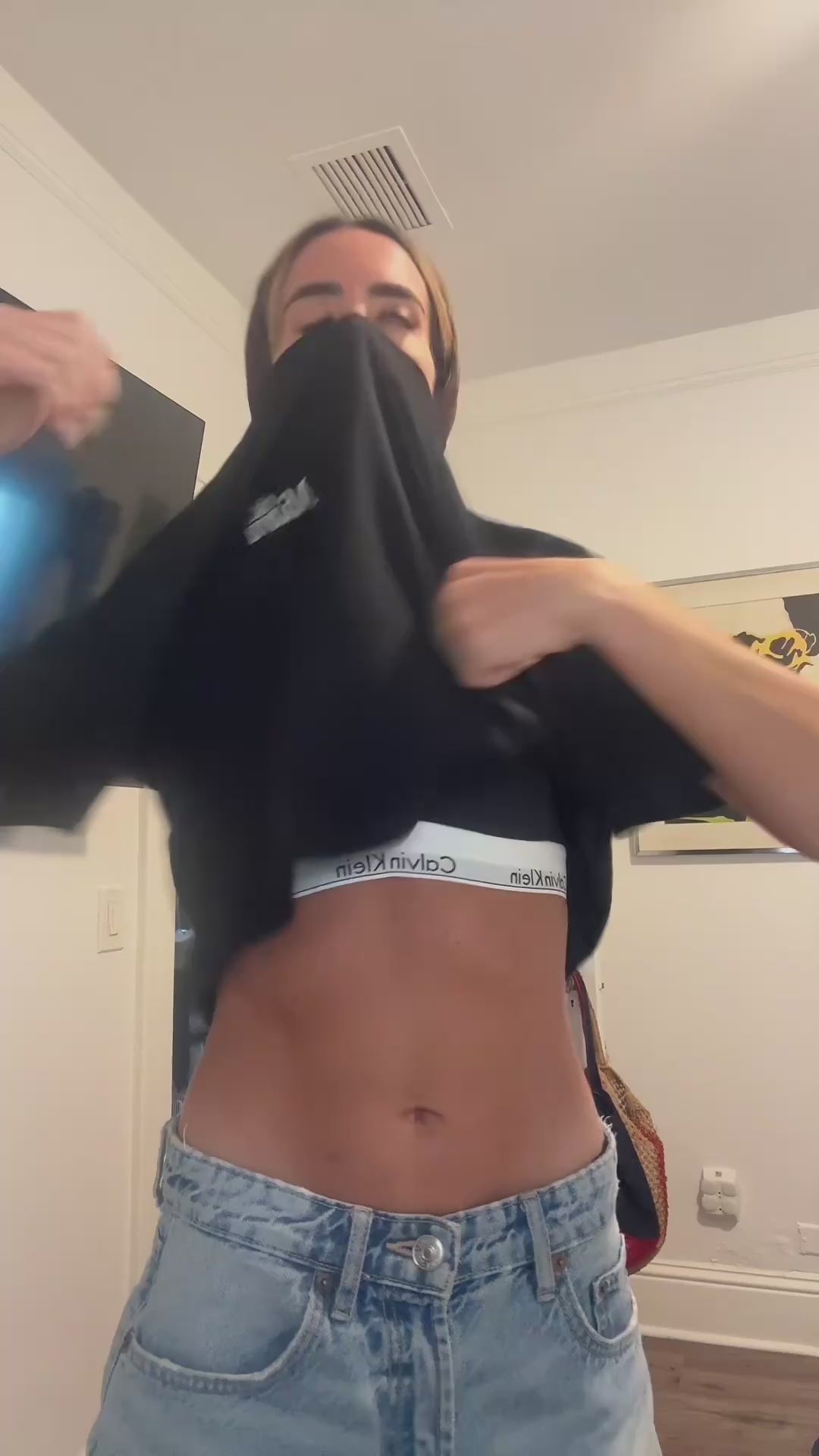 Old Miami Buttersoft Long Crop - Black with Cream Embroidery